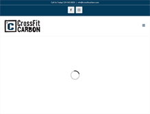 Tablet Screenshot of crossfitcarbon.com